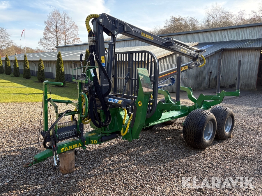 Skovvogn Farma T 10 G2 med Farma C7,0D G2 kran