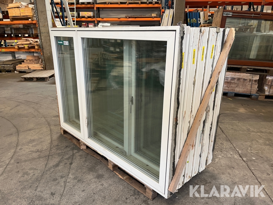 Energi vinduer Velfac 1955x1347mm 6 stk - 3 lags