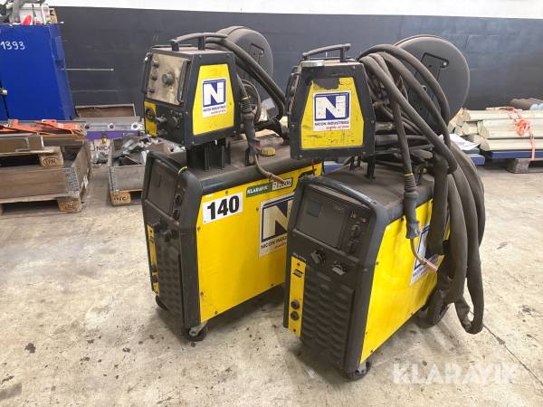 Svejsemaskine ESAB origo Mig 410w - 2 styks