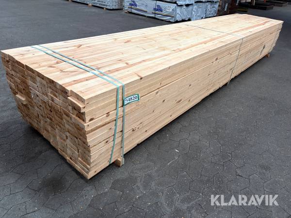 Brædder Fyr Seksta - 38x125x5100 mm - 128 styk