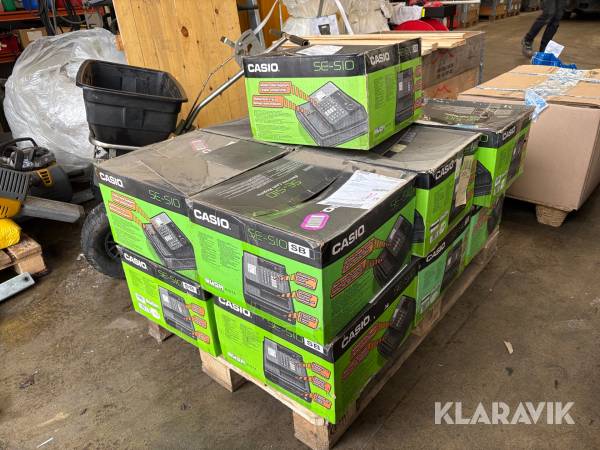 Kasseapparater Casio SE-S10 13 styk.