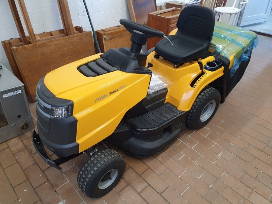 Havetraktor med opsamler