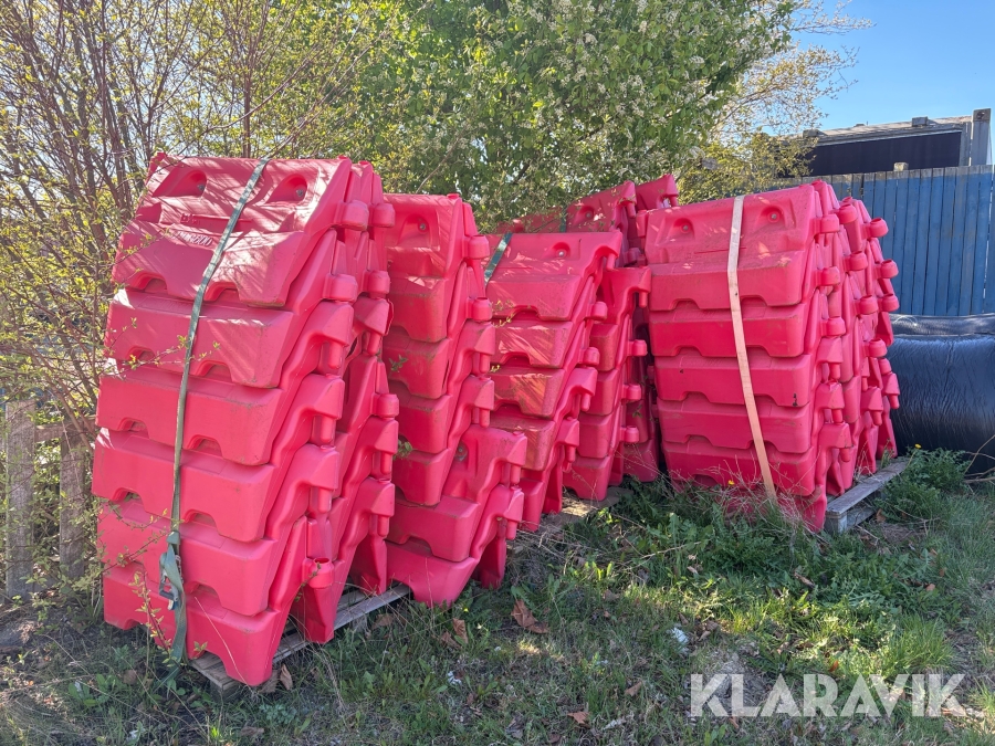 Trafikbarrierer Melba Swintex HOG600 ca 86 styk