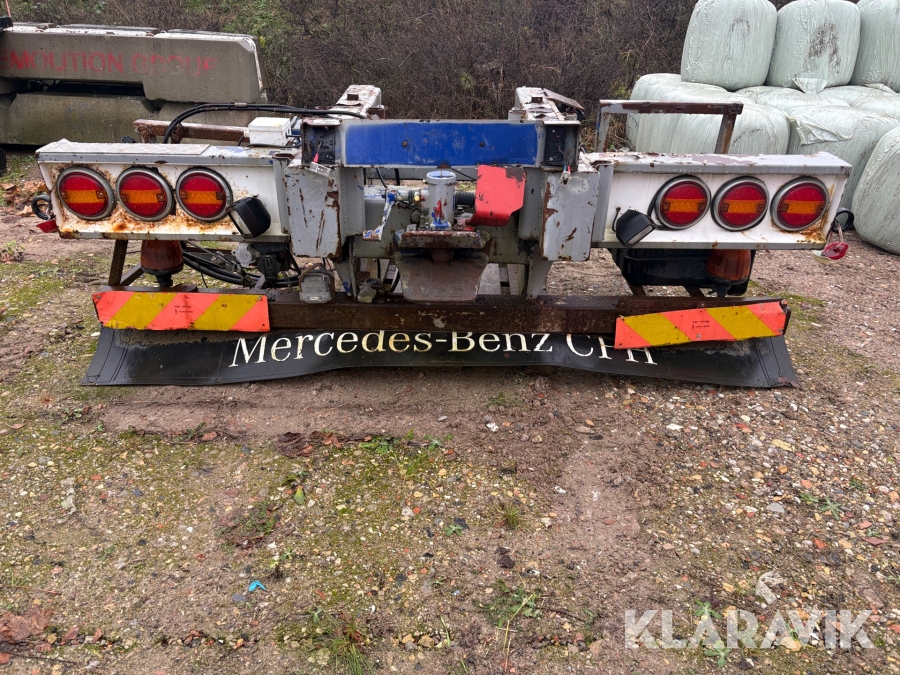 Konsol til bagmonteret kran med lufttræk til anhænger