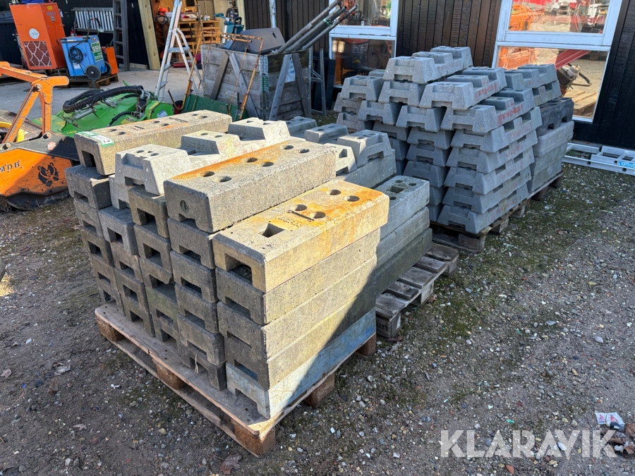 Byggehegns fødder 4 paller