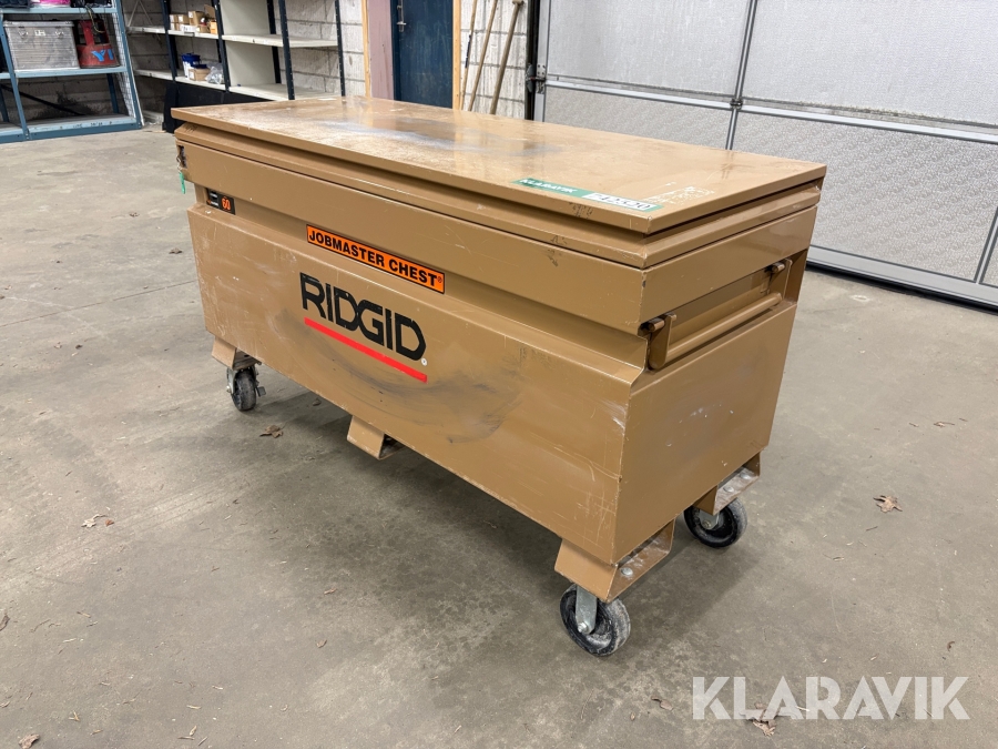 Opbevaring/værktøjs kasse Rigid 60R med lås og nøgle