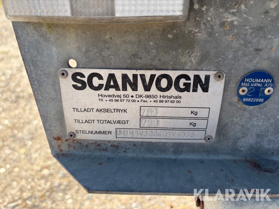 Personalevogn Scanvogn 320 4-personers med WC