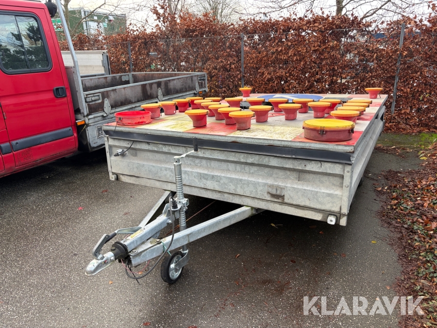 Skiltevogn til personbiler