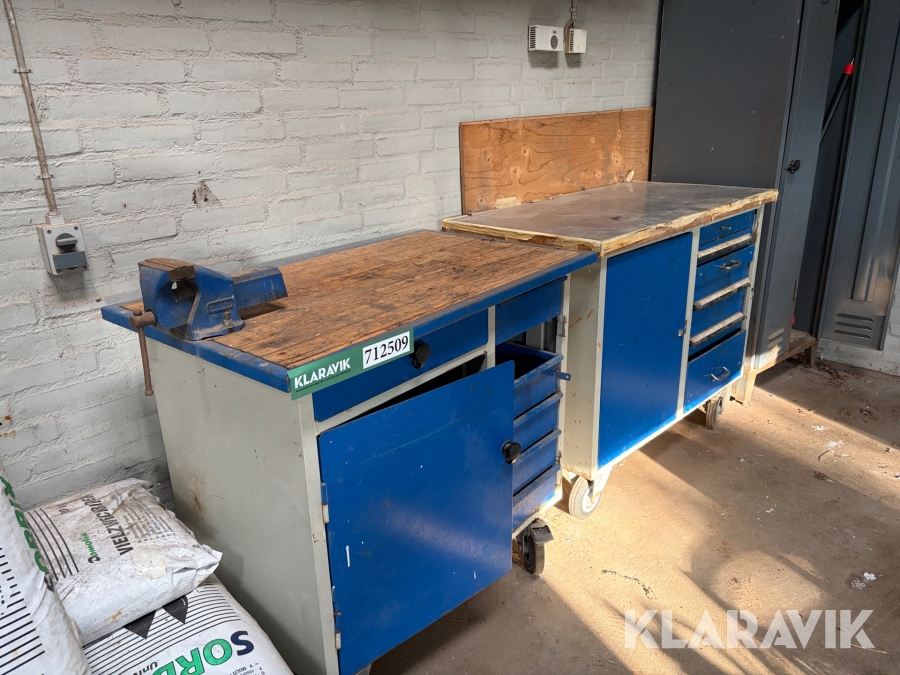 Værksteds vogne Bilka -2 styk