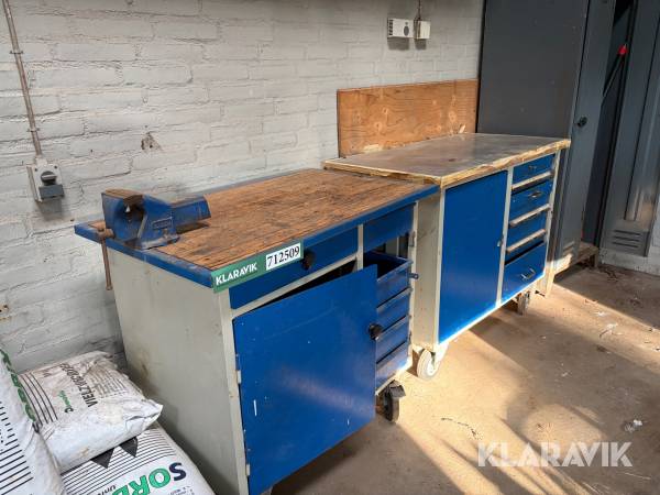 Værksteds vogne Bilka -2 styk