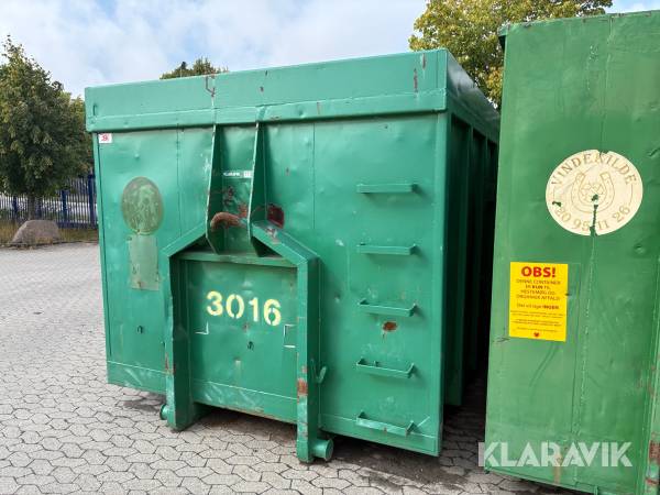 Åben container JSK - 30 m3