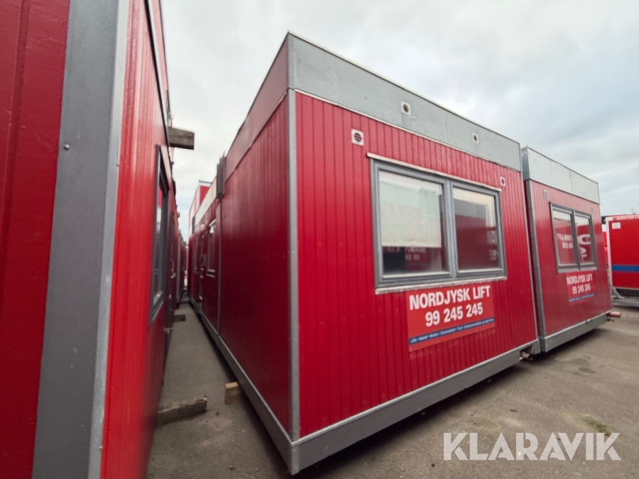 Beboelsesmodul mandskabsvogn 4 personer med køkken og bad