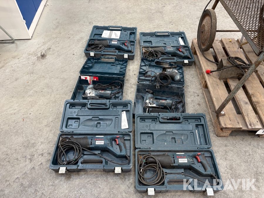 Blandet Lot bajonetsav og stiksave Bosch