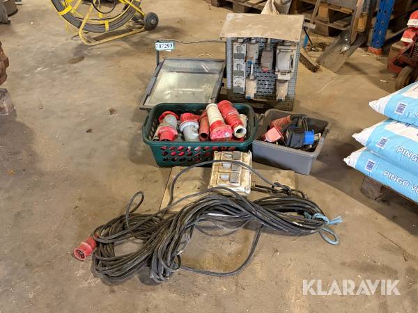 El reservedele stik, lampe og eltavle