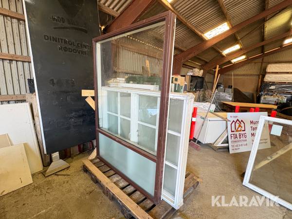 Fastkarmvindue med brystning