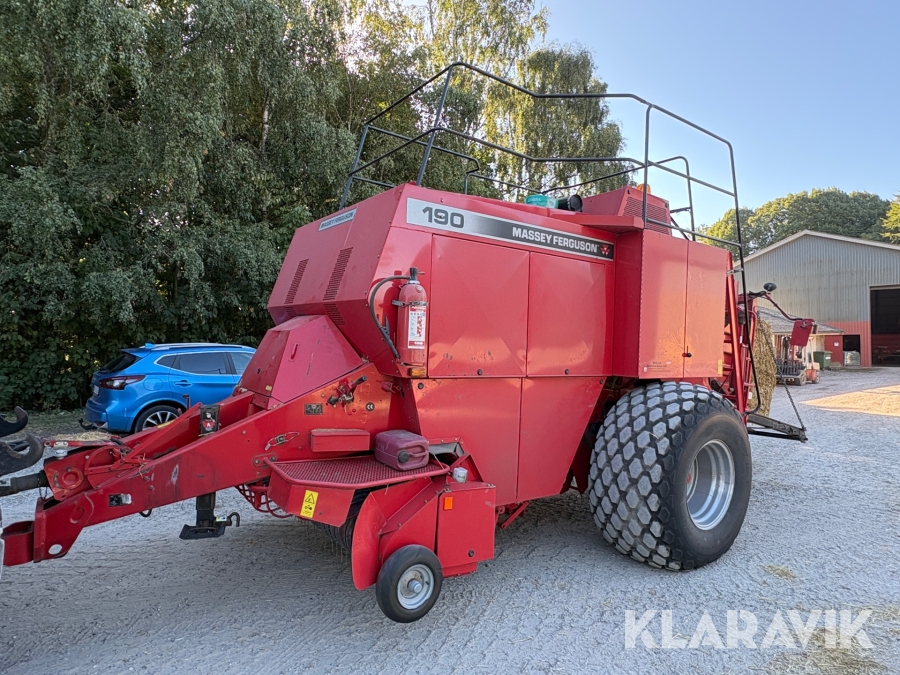 Bigballepresser Massey Ferguson 190