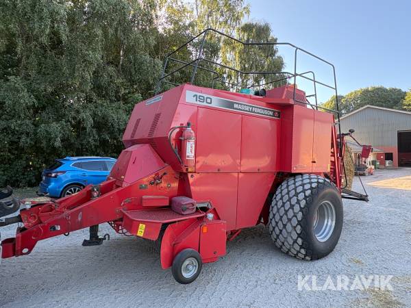 Bigballepresser Massey Ferguson 190