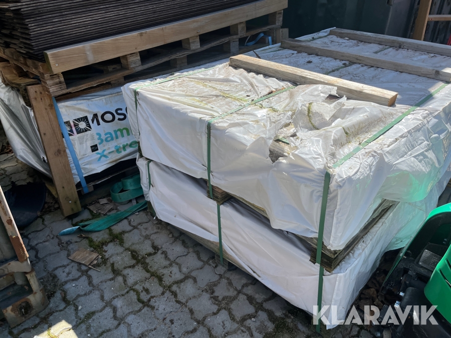 Bambus terrassebrædder Moso Bambio X-treme BO-DTHT171G 95m2 3 paller