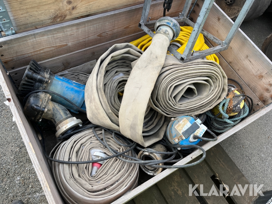 Dykpumper og slanger Tsurumi/Grundfoss HS3.75s/Dw.50.08 5 pumper 6 slanger