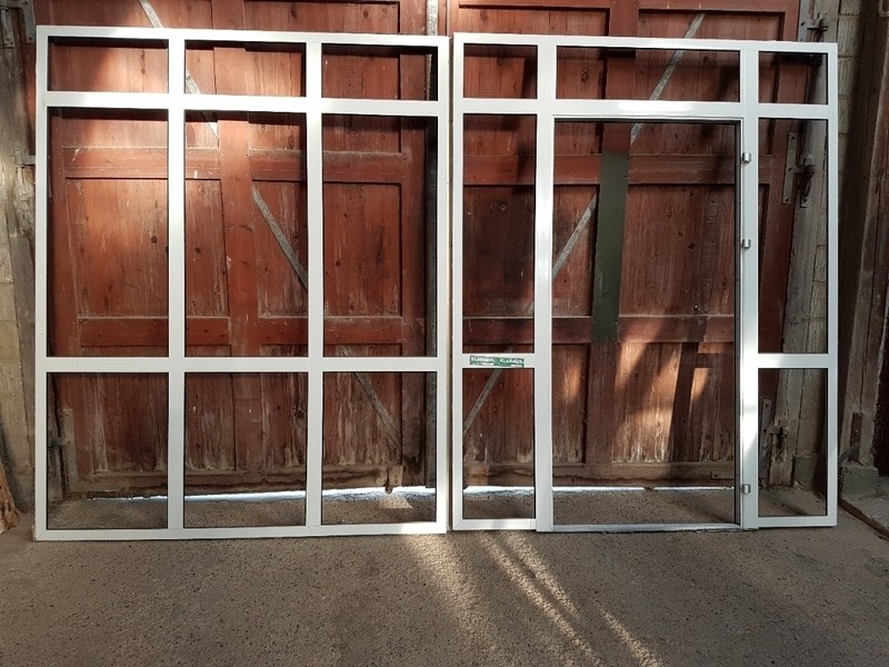 Glas alu  Facade  11,68 meter incl glas og døre