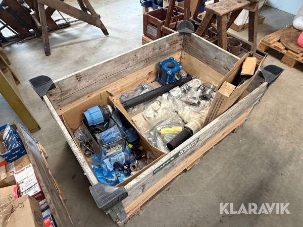 Rør og rørdele blandet, 1 palle