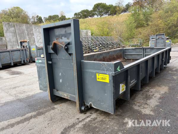 Container JSK 10 m³ med kroghejs