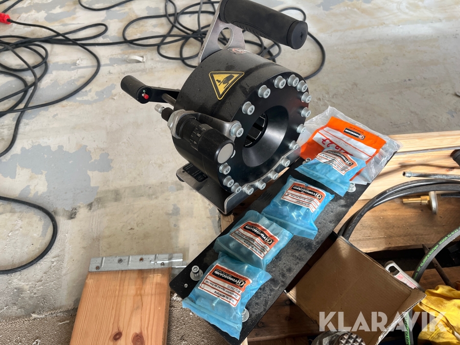 Slangepres samt andet grej Hydroscand Håndpresse