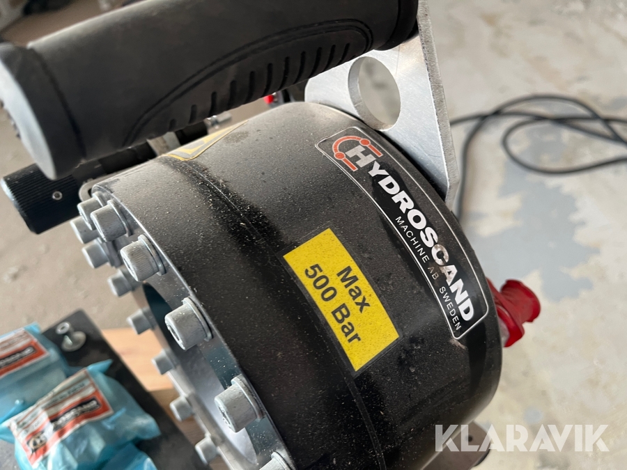 Slangepres samt andet grej Hydroscand Håndpresse