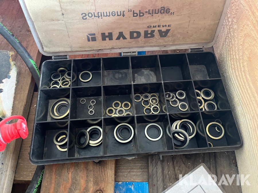 Slangepres samt andet grej Hydroscand Håndpresse