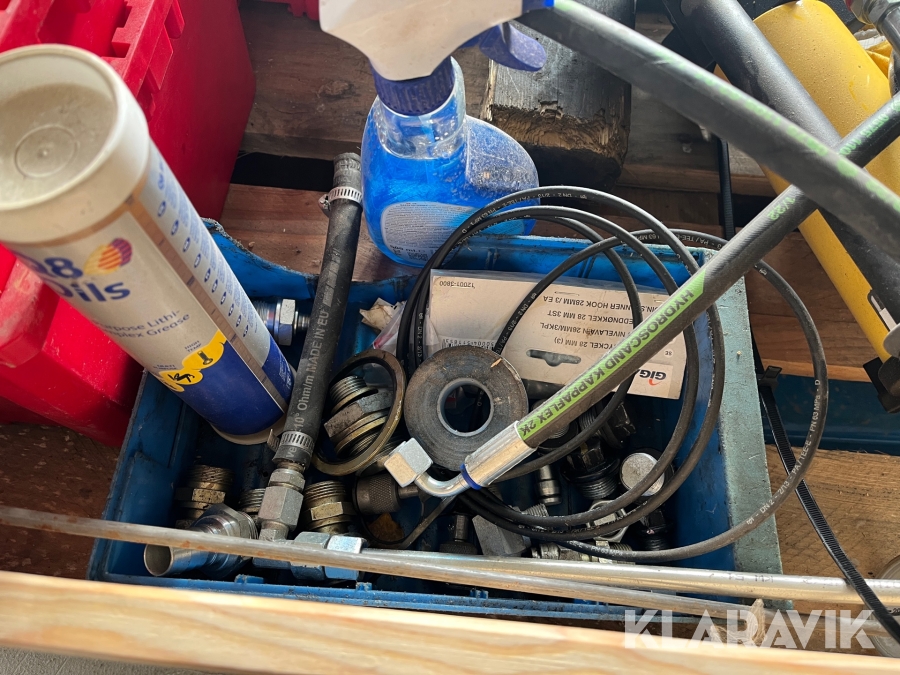 Slangepres samt andet grej Hydroscand Håndpresse