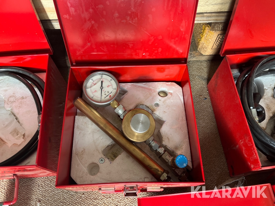 Slangepres samt andet grej Hydroscand Håndpresse