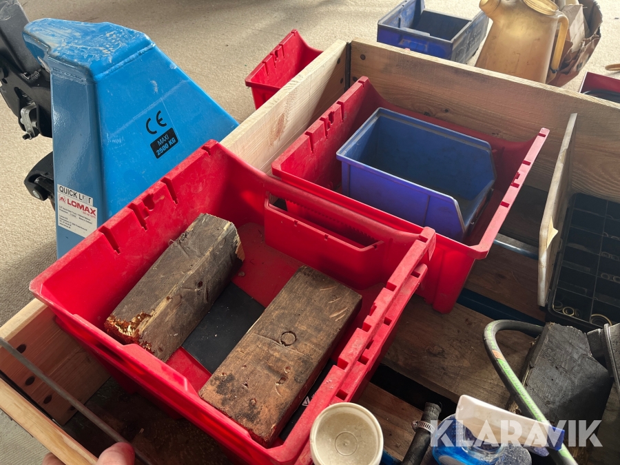 Slangepres samt andet grej Hydroscand Håndpresse