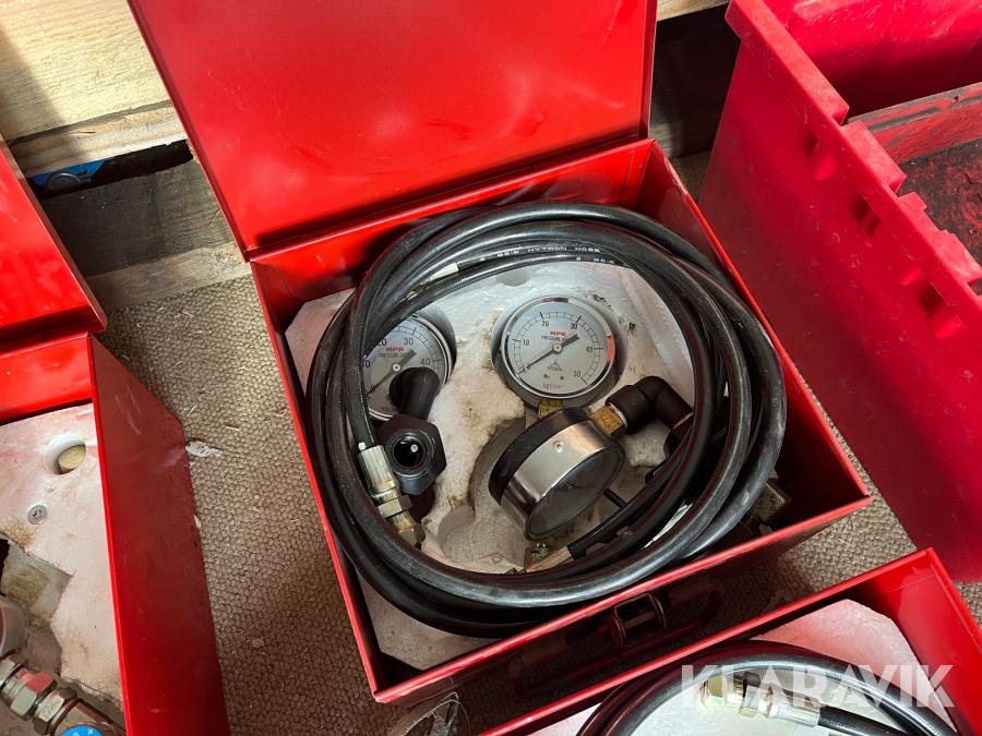 Slangepres samt andet grej Hydroscand Håndpresse