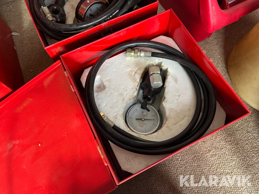 Slangepres samt andet grej Hydroscand Håndpresse