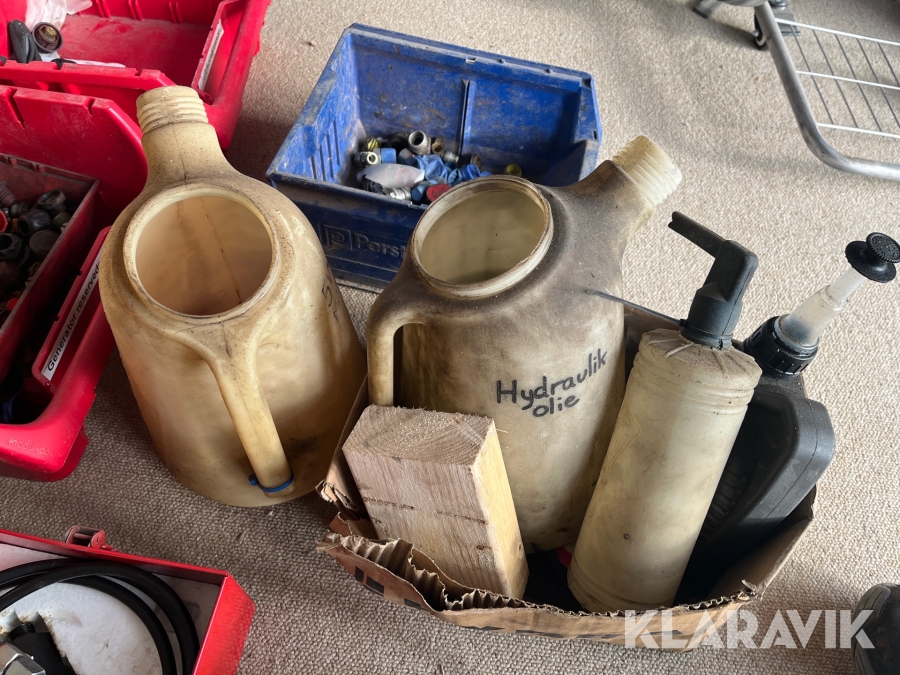 Slangepres samt andet grej Hydroscand Håndpresse