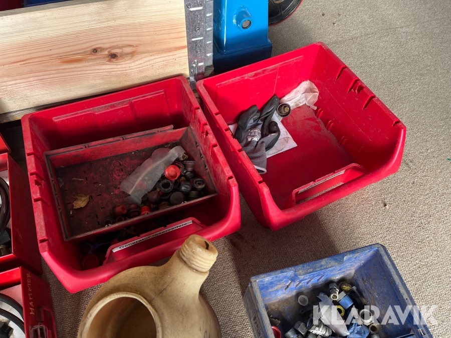 Slangepres samt andet grej Hydroscand Håndpresse