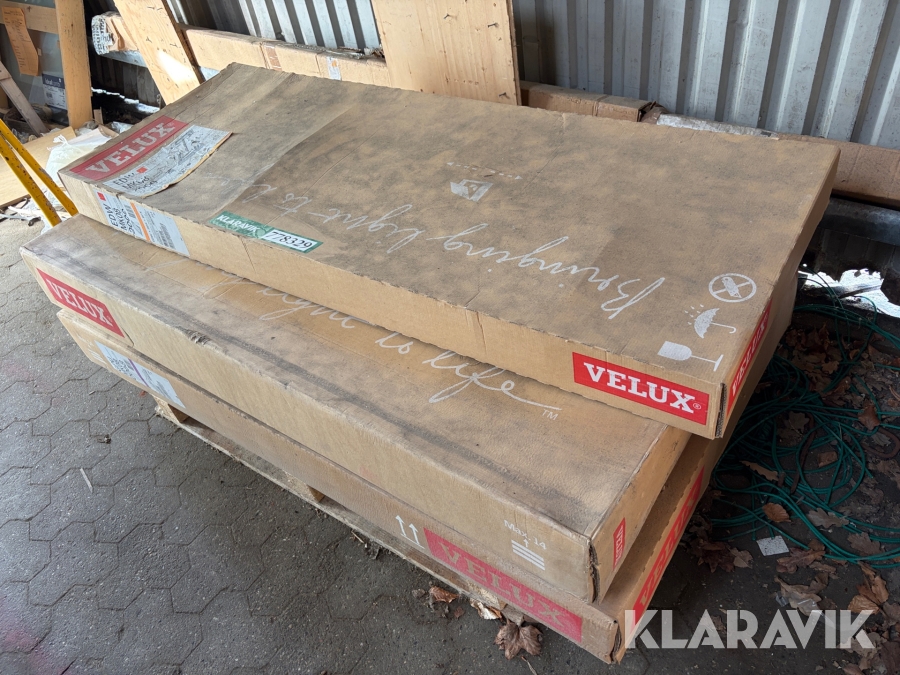 Ovenlysvinduer Velux 2 styk