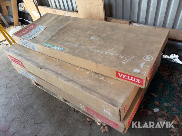 Ovenlysvinduer Velux 2 styk