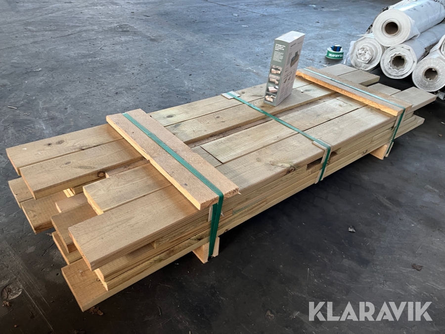 Træpakke Arki Kit 0419 plint bænk  5 sæt