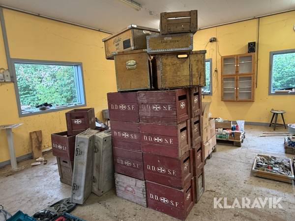 Lot med retro kasser - 29 styk
