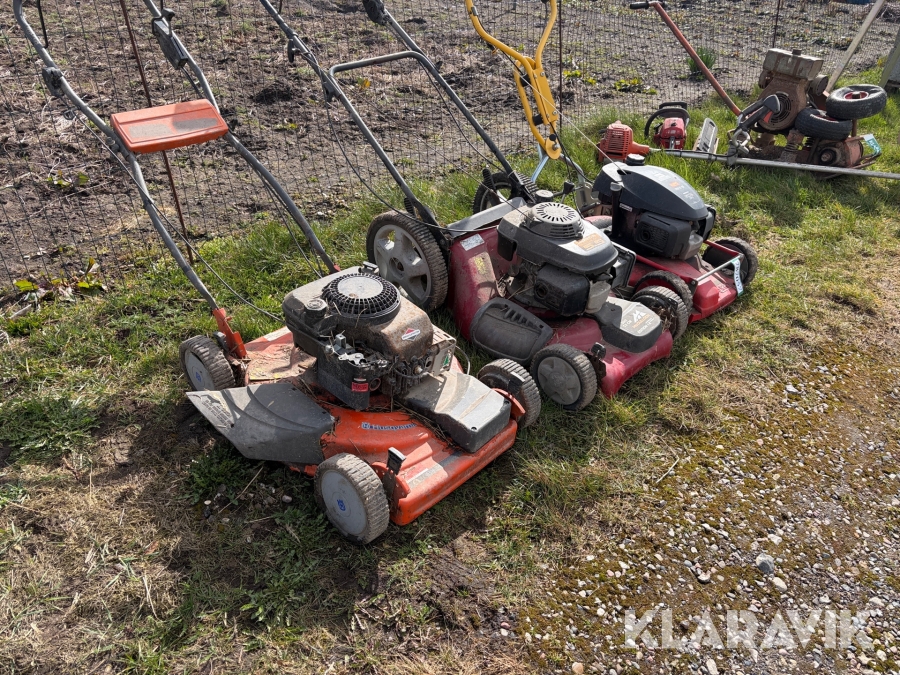 Græsslåmaskiner 3 styks