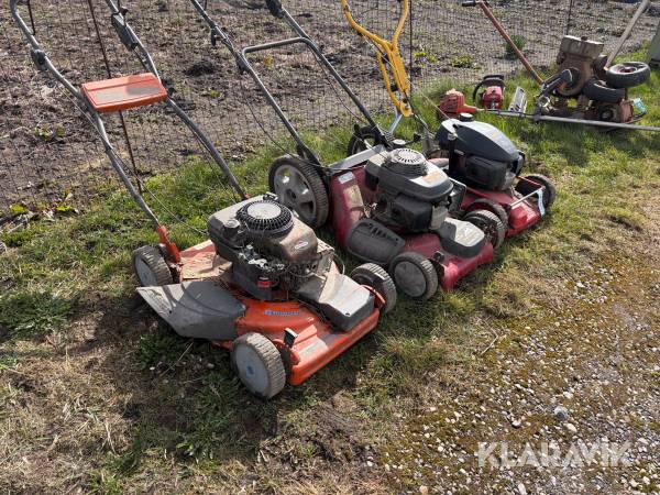 Græsslåmaskiner 3 styks