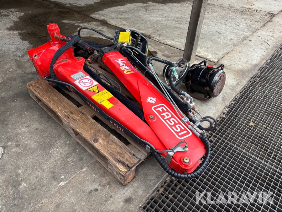 Mobilkran Fassi Micro M20A 12, Skive, Klaravik auktioner