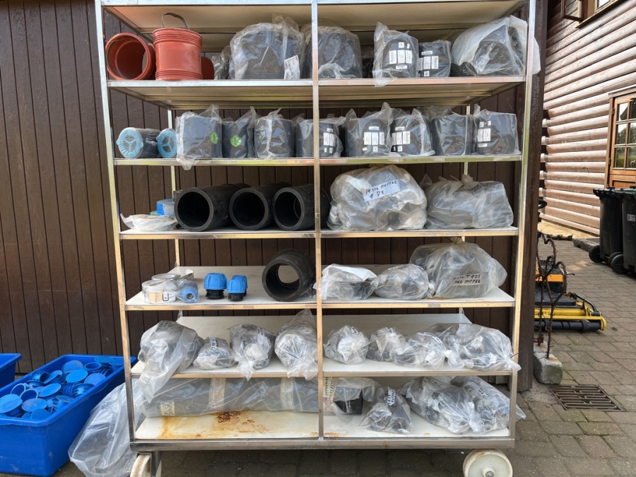 PE rør og fittings