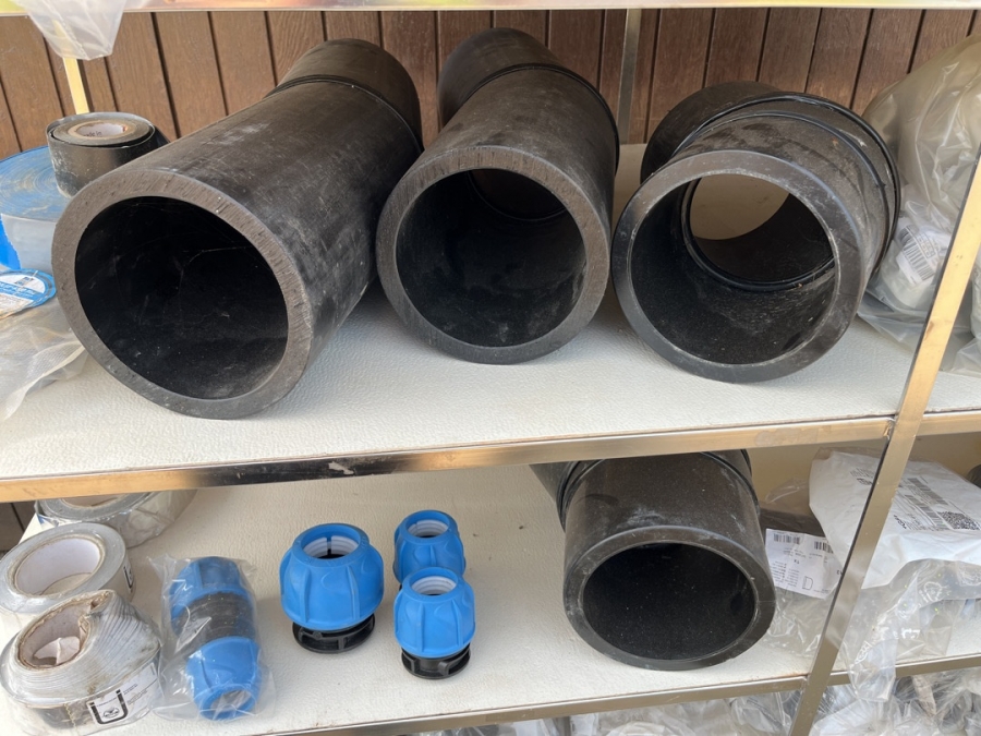 PE rør og fittings