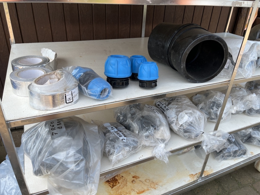 PE rør og fittings