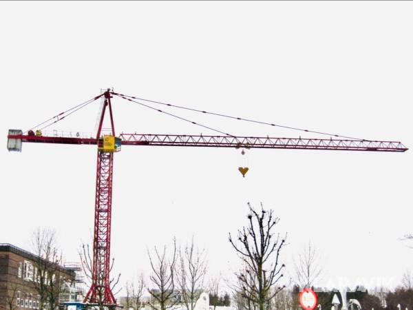 Tårnkran Krøll Cranes K320 med 6x6 meter bundkryds 1 styk