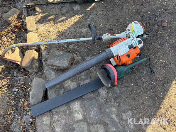 Løvblæser, hækkeklipper og græstrimmer STIHL,metabo