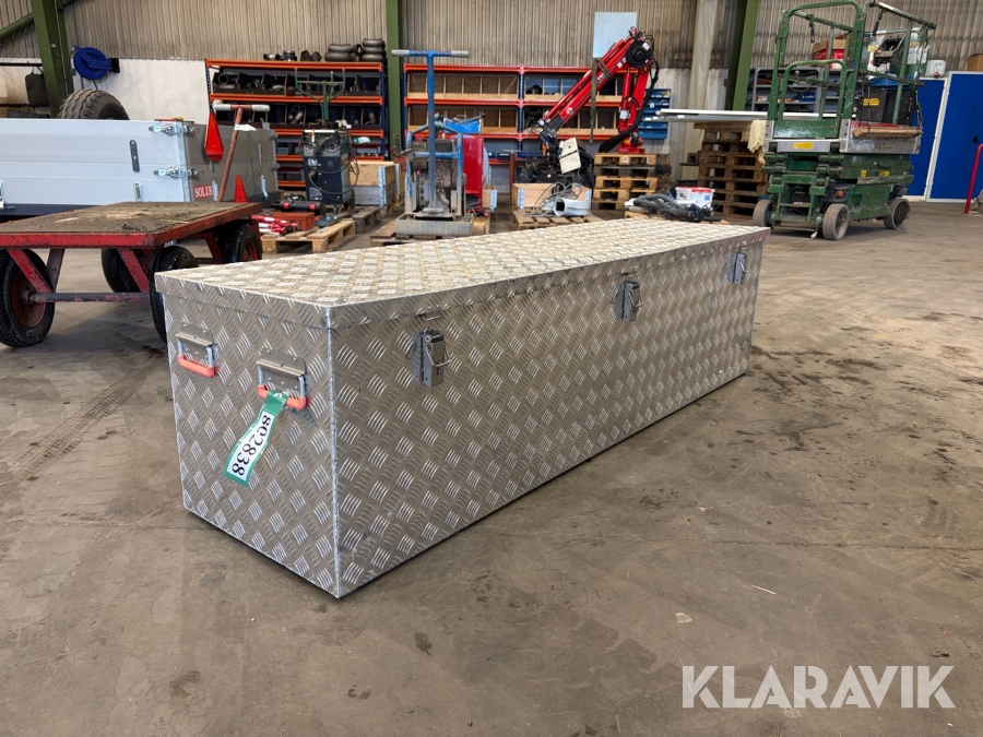 Transportkasse Jumbo 400 liter aluminium