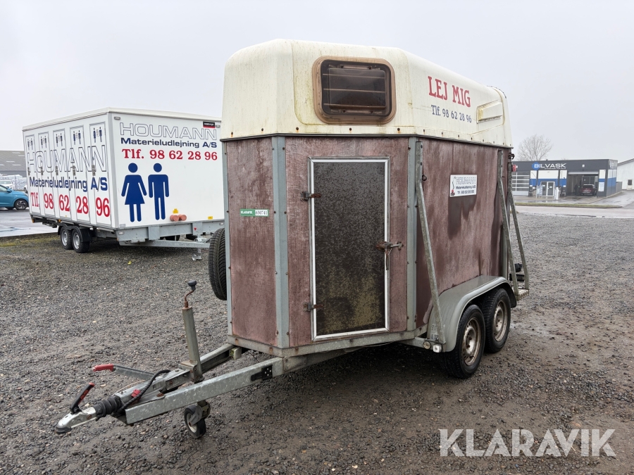 Hestetrailer Selandia Marco 2000kg Boogiehjul